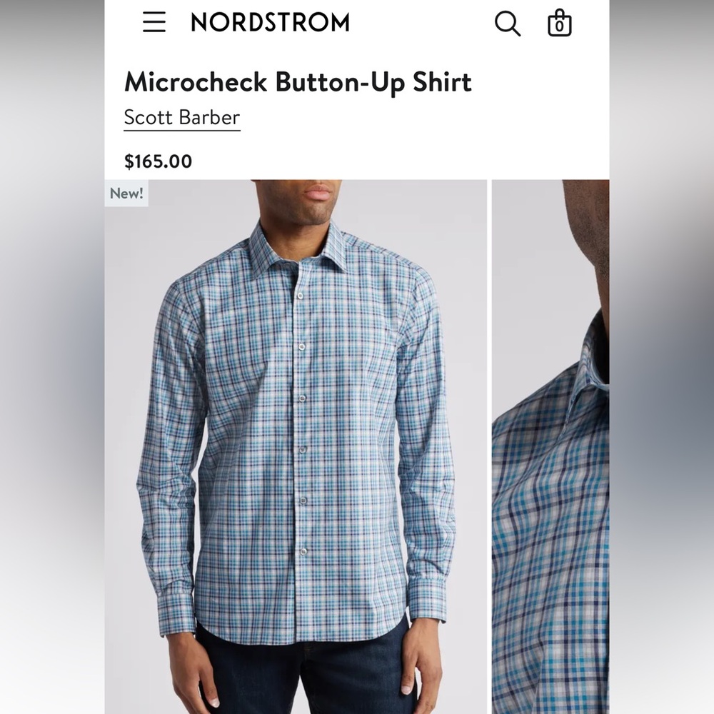 Men’s Scott Barber Long-sleeve Button up